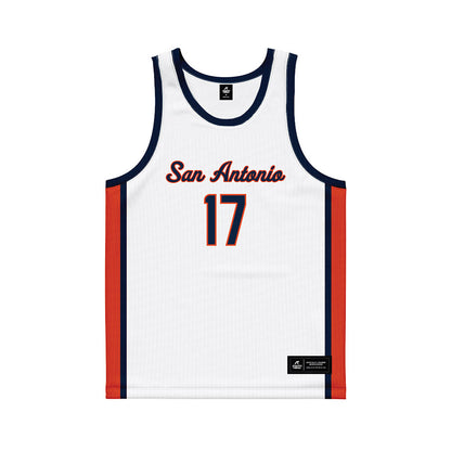 UTSA - NCAA Men's Basketball : Stanley Borden - White Basketball Jersey-0