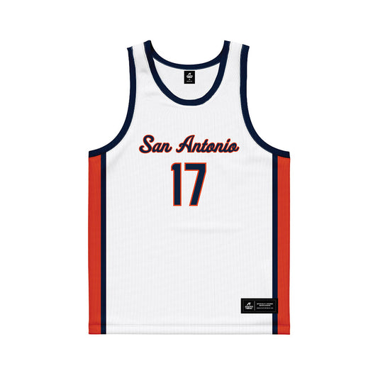 UTSA - NCAA Men's Basketball : Stanley Borden - White Basketball Jersey-0