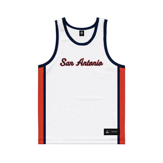 UTSA - NCAA Men's Basketball : Josiah LeGree - White Basketball Jersey-0
