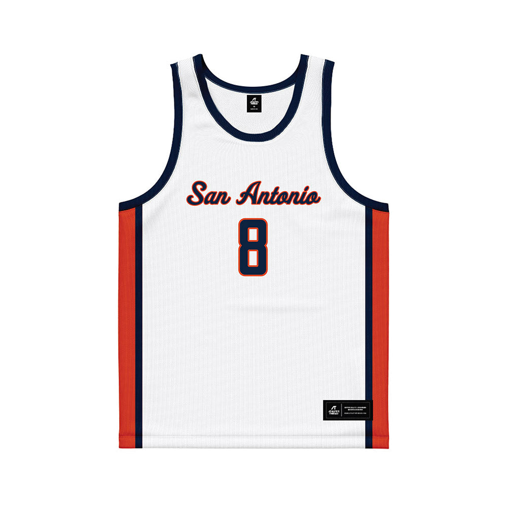 UTSA - NCAA Men's Basketball : Jayson Peterson - White Basketball Jersey-0