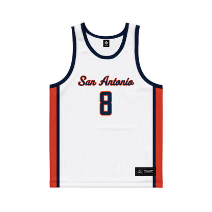 UTSA - NCAA Men's Basketball : Jayson Peterson - White Basketball Jersey-0