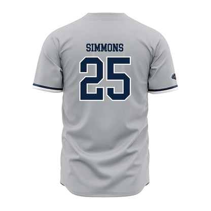 UTSA - NCAA Baseball : Sam Simmons - Grey Jersey-1