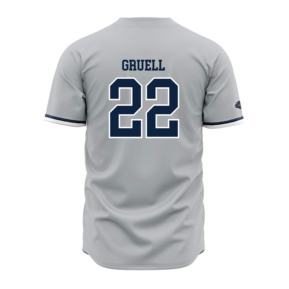 UTSA - NCAA Baseball : Garrett Gruell - Grey Jersey-1