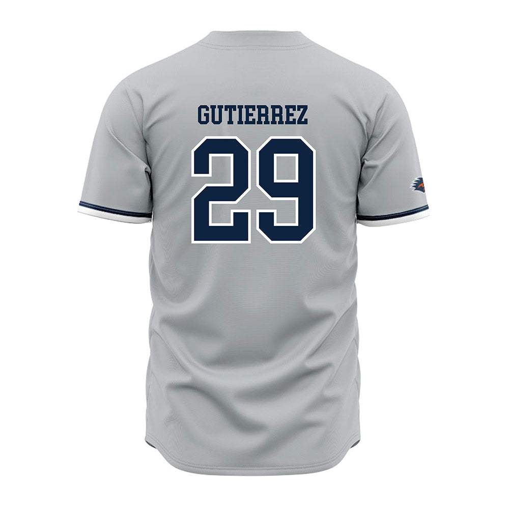 UTSA - NCAA Baseball : Christopher Gutierrez - Grey Jersey-1
