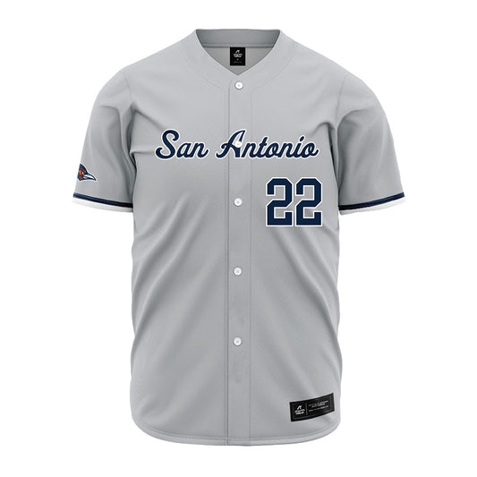 UTSA - NCAA Baseball : Garrett Gruell - Grey Jersey-0