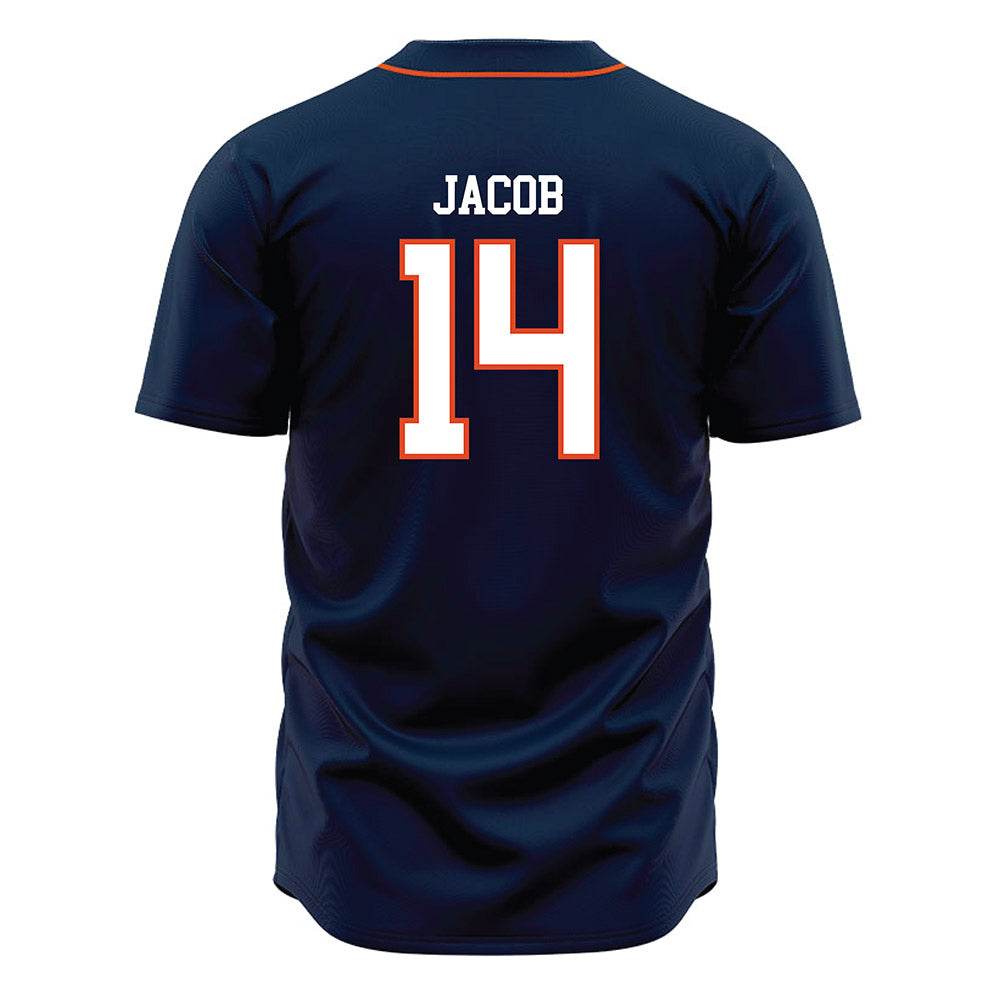 UTSA - NCAA Baseball : Mason Jacob - Navy Jersey-1