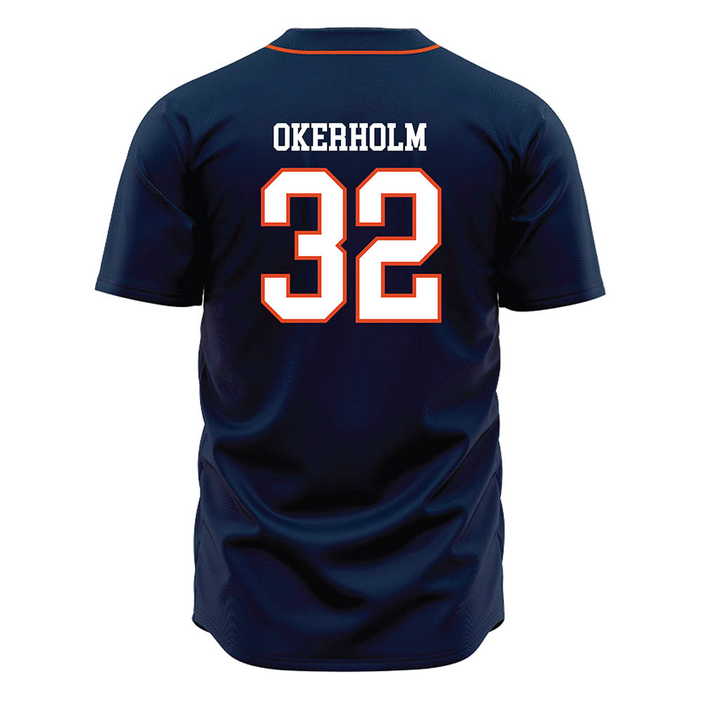 UTSA - NCAA Baseball : Christian Okerholm - Navy Jersey-1