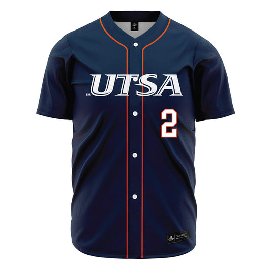 UTSA - NCAA Baseball : Jordan Ballin - Navy Jersey-0