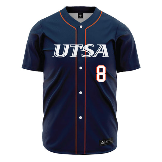 UTSA - NCAA Baseball : Robert Orloski - Navy Jersey-0