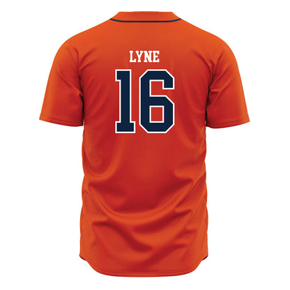 UTSA - NCAA Baseball : Blayne Lyne - Orange Jersey-1