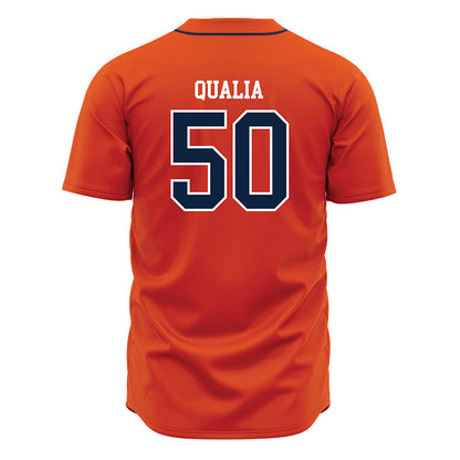 UTSA - NCAA Baseball : Jake Qualia - Orange Jersey-1