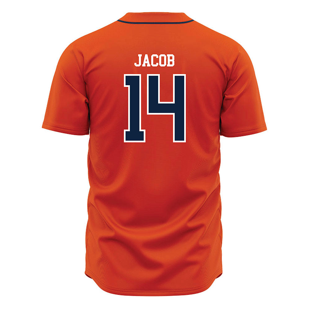 UTSA - NCAA Baseball : Mason Jacob - Orange Jersey-1