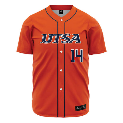 UTSA - NCAA Baseball : Mason Jacob - Orange Jersey-0