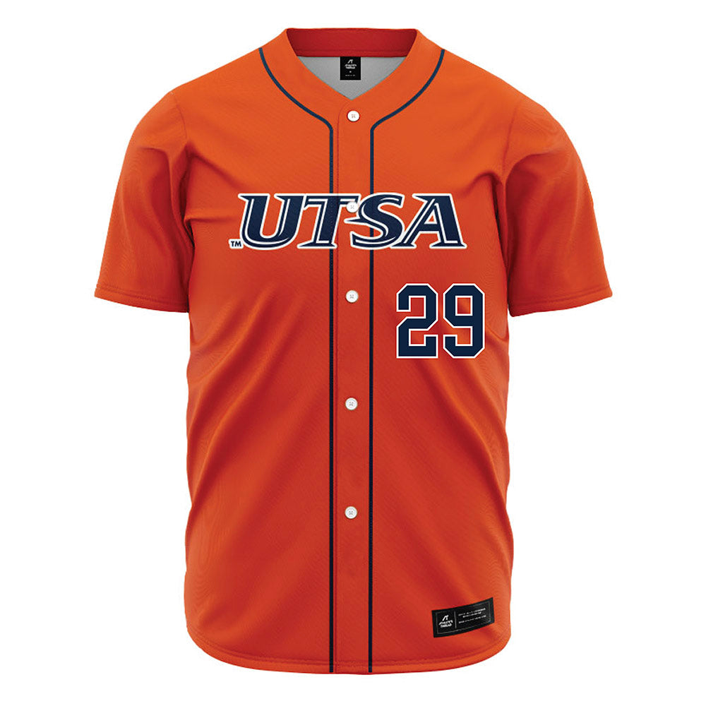 UTSA - NCAA Baseball : Christopher Gutierrez - Orange Jersey-0