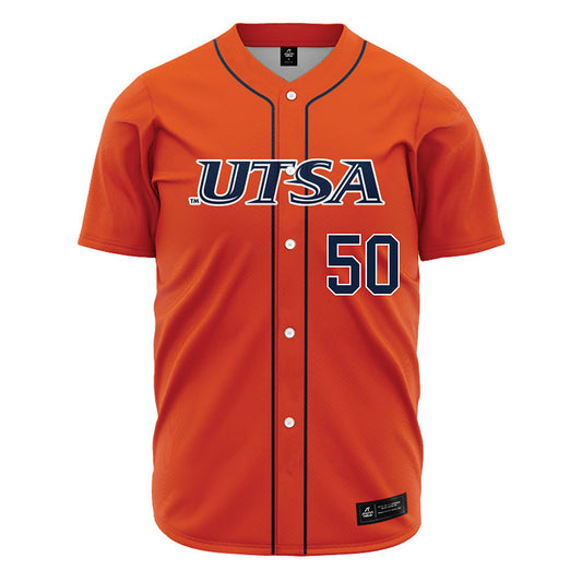 UTSA - NCAA Baseball : Jake Qualia - Orange Jersey-0