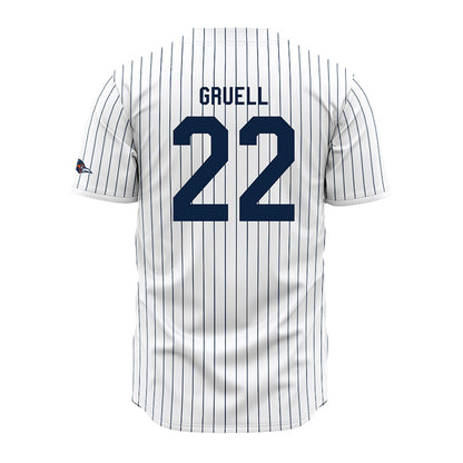 UTSA - NCAA Baseball : Garrett Gruell - Pinstripe Jersey-1