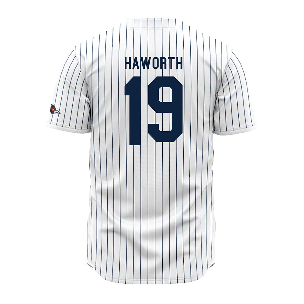 UTSA - NCAA Baseball : Lane Haworth - Pinstripe Jersey-1
