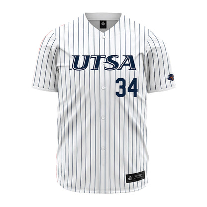 UTSA - NCAA Baseball : Caden Miller - Pinstripe Jersey-0