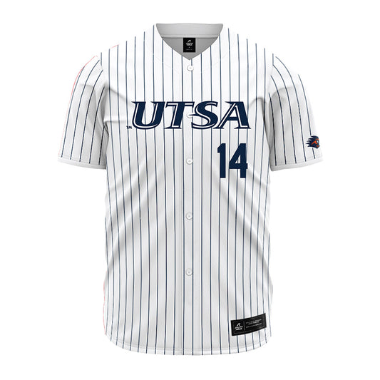 UTSA - NCAA Baseball : Mason Jacob - Pinstripe Jersey-0