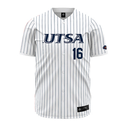 UTSA - NCAA Baseball : Blayne Lyne - Pinstripe Jersey-0