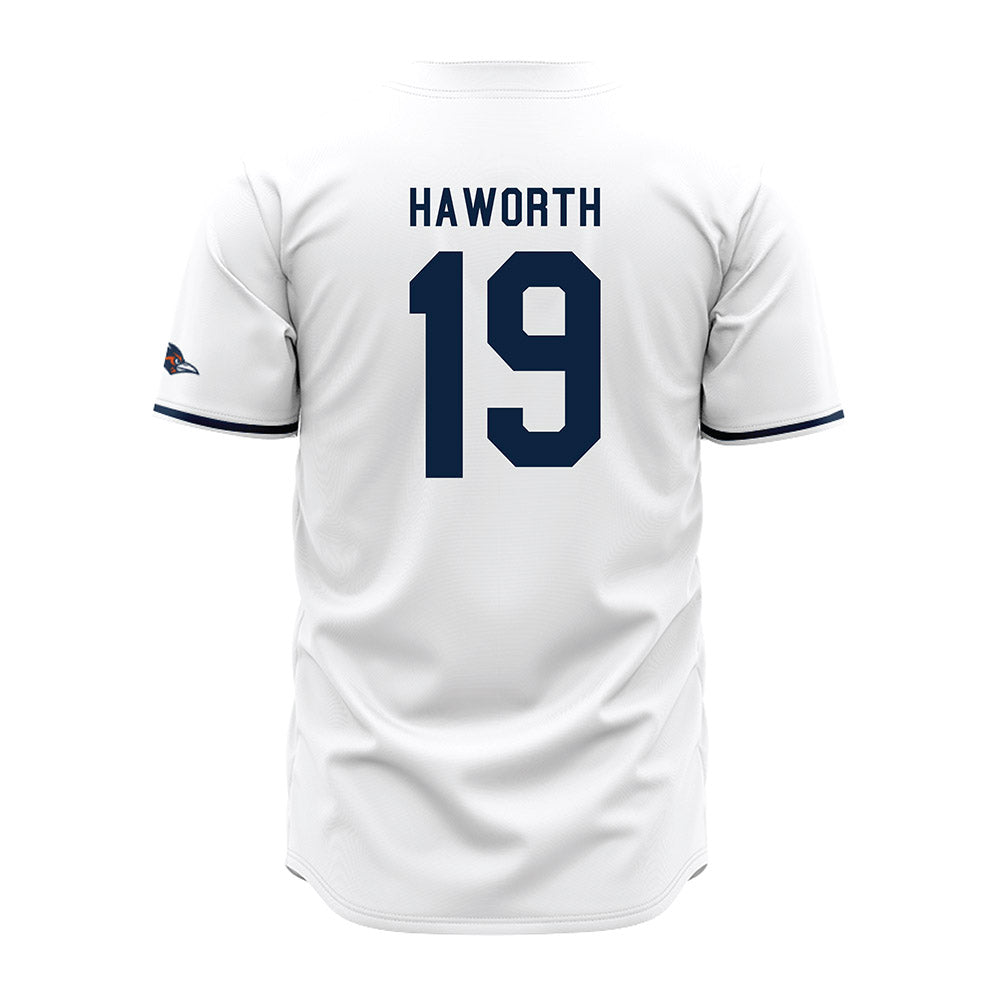 UTSA - NCAA Baseball : Lane Haworth - White Jersey-1