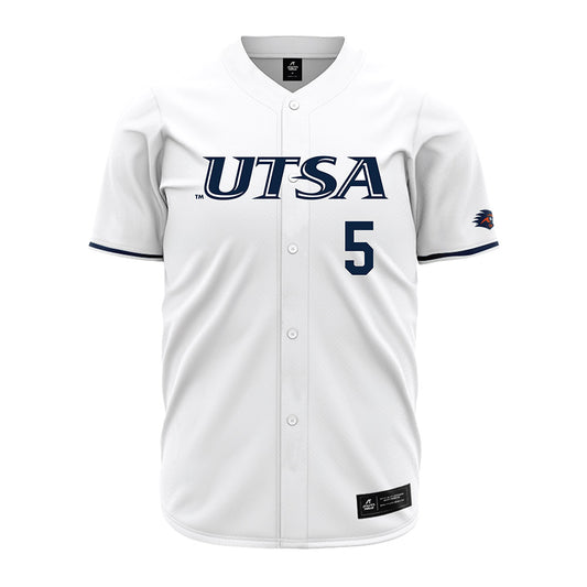 UTSA - NCAA Baseball : Diego Diaz - White Jersey-0