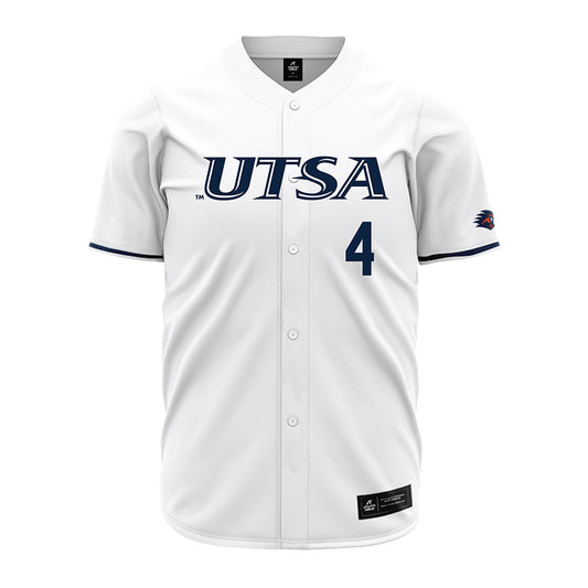 UTSA - NCAA Baseball : Tye Odom - White Jersey-0