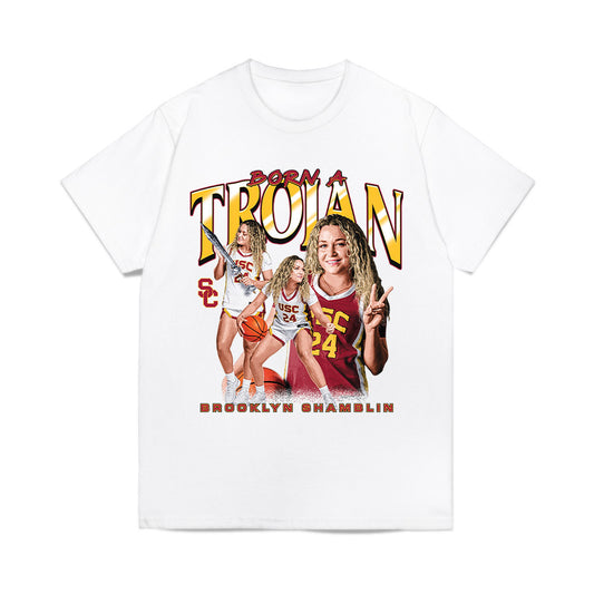 USC - NCAA Women's Basketball : Brooklyn Shamblin - Comfort Colors T-Shirt-0