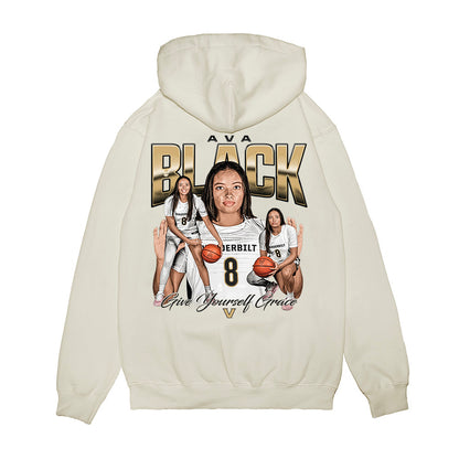 Vanderbilt - NCAA Women's Basketball : Ava Black - Give Yourself Grace Premium Hooded Sweatshirt-1