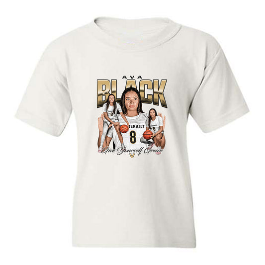 Vanderbilt - NCAA Women's Basketball : Ava Black - Give Yourself Grace Youth T-Shirt-0