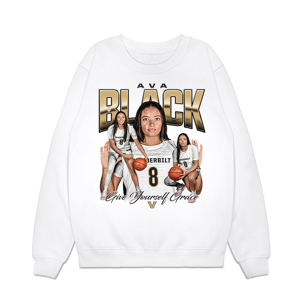 Vanderbilt - NCAA Women's Basketball : Ava Black - Give Yourself Grace Premium Crewneck Sweatshirt-0