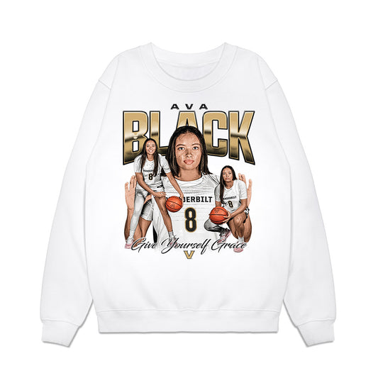 Vanderbilt - NCAA Women's Basketball : Ava Black - Give Yourself Grace Premium Crewneck Sweatshirt-0