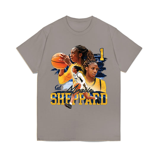 UC Berkeley - NCAA Women's Basketball : Mjracle Sheppard - Collage Comfort Colors T-Shirt-0
