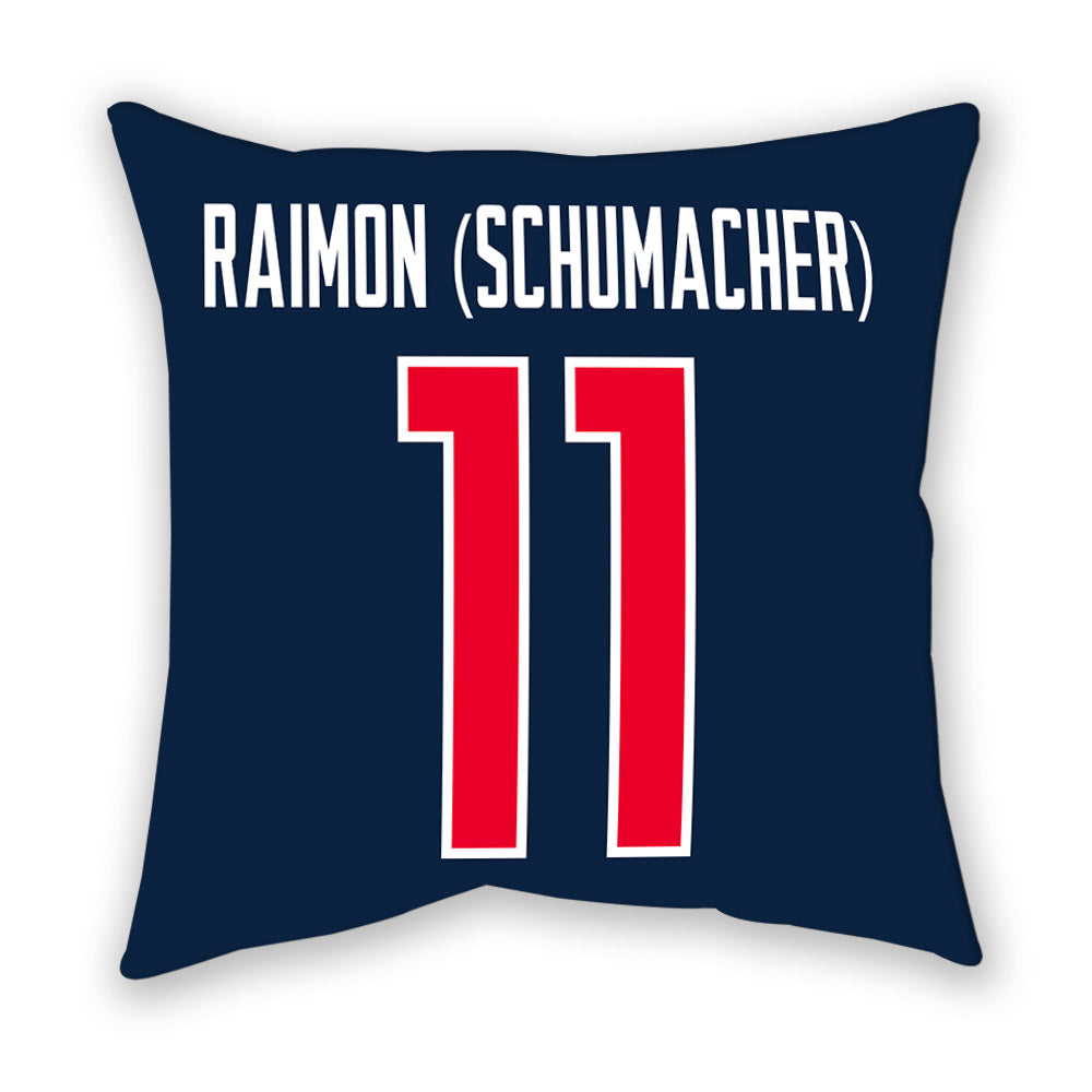 UConn - Women's Basketball Legends : Kelly Raimon (Schumacher) - Pillow-1