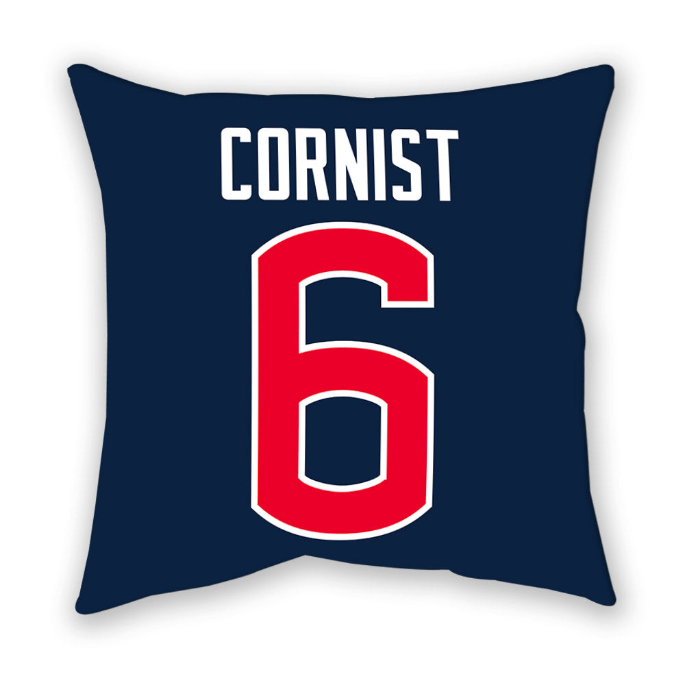 UConn - NCAA Football : Trey Cornist - Pillow-1