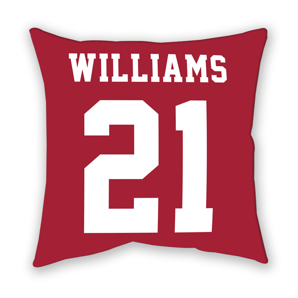 Alabama - NCAA Women's Soccer : Presley Williams - Pillow-1