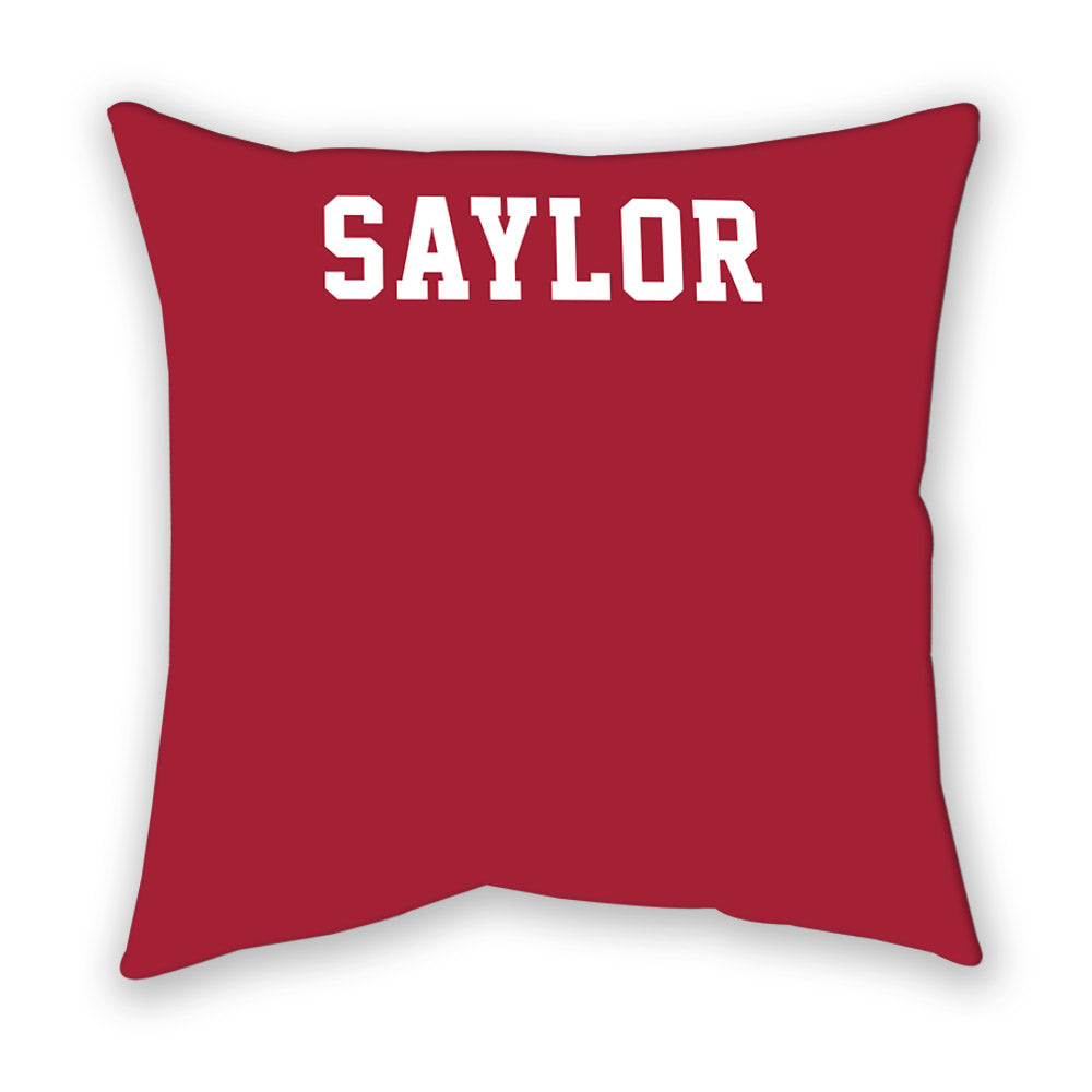 Alabama - NCAA Men's Swimming & Diving : Noah Saylor - Pillow-1