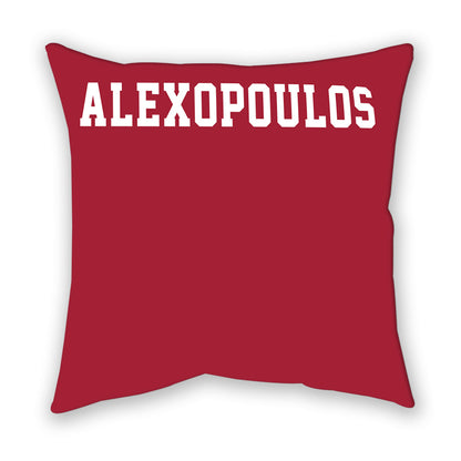 Alabama - NCAA Women's Rowing : Eleanor Alexopoulos - Pillow-1