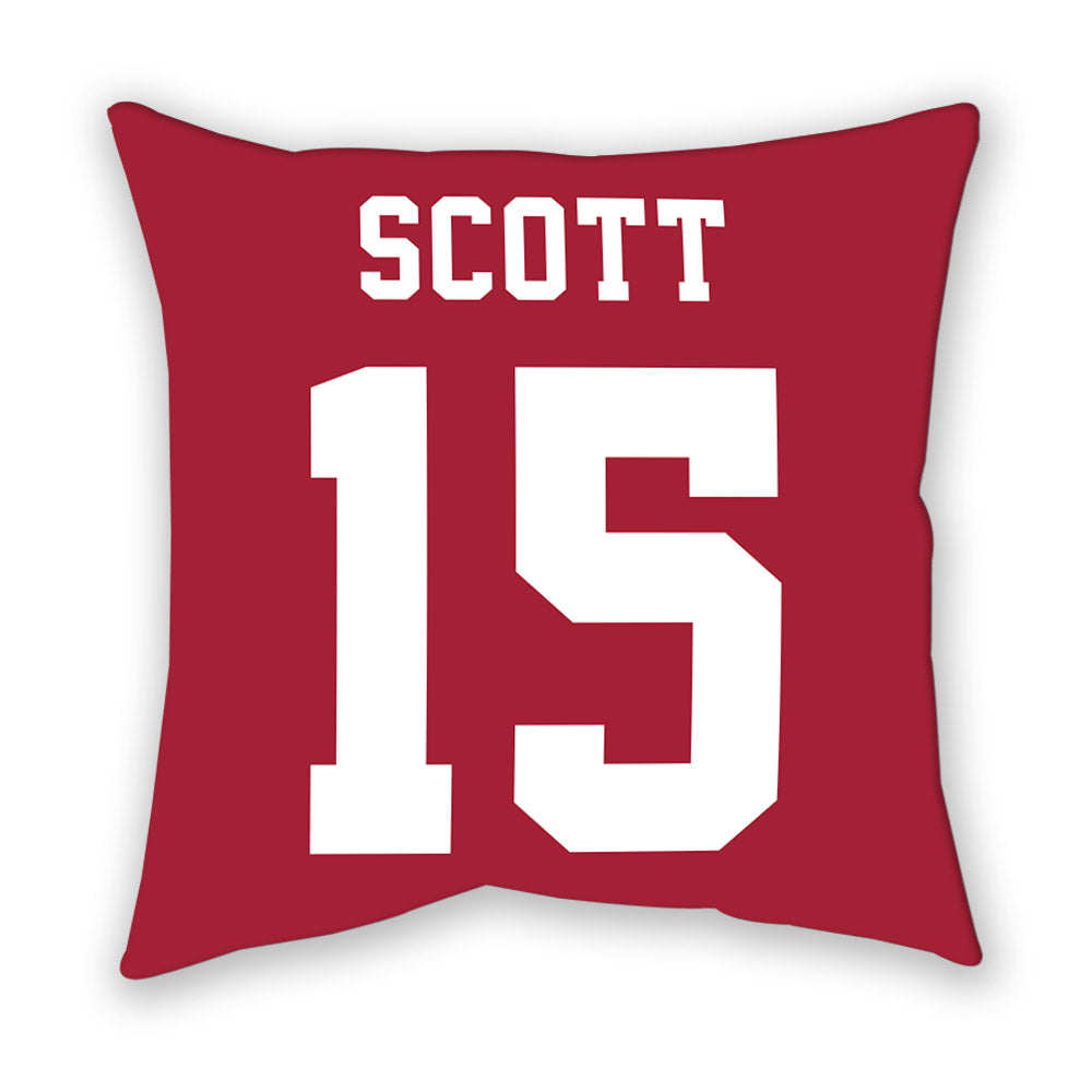 Alabama - NCAA Women's Basketball : Ta'Mia Scott - Pillow-1