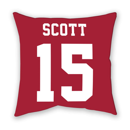 Alabama - NCAA Women's Basketball : Ta'Mia Scott - Pillow-1