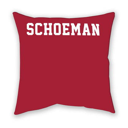 Alabama - NCAA Women's Rowing : Shelby Schoeman - Pillow-1