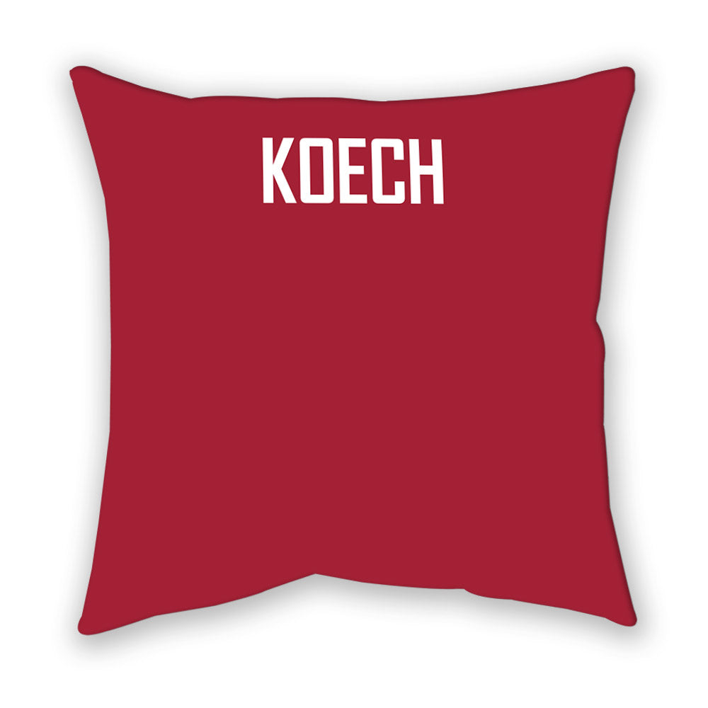 WSU - NCAA Men's Track & Field : Vincent Koech - Pillow-1