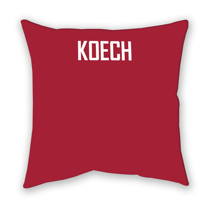 WSU - NCAA Men's Track & Field : Vincent Koech - Pillow-1