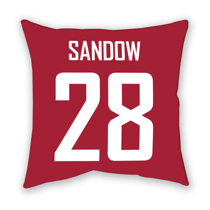 WSU - NCAA Women's Soccer : Ashlyn Sandow - Pillow-1