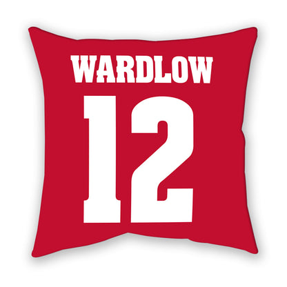 Wisconsin - NCAA Women's Volleyball : Natalie Wardlow - Pillow-1