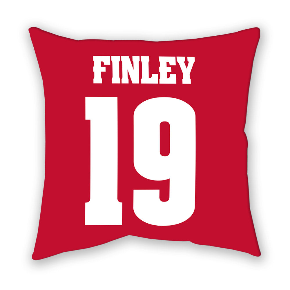 Wisconsin - NCAA Men's Ice Hockey : Quinn Finley - Pillow-1