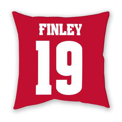 Wisconsin - NCAA Men's Ice Hockey : Quinn Finley - Pillow-1