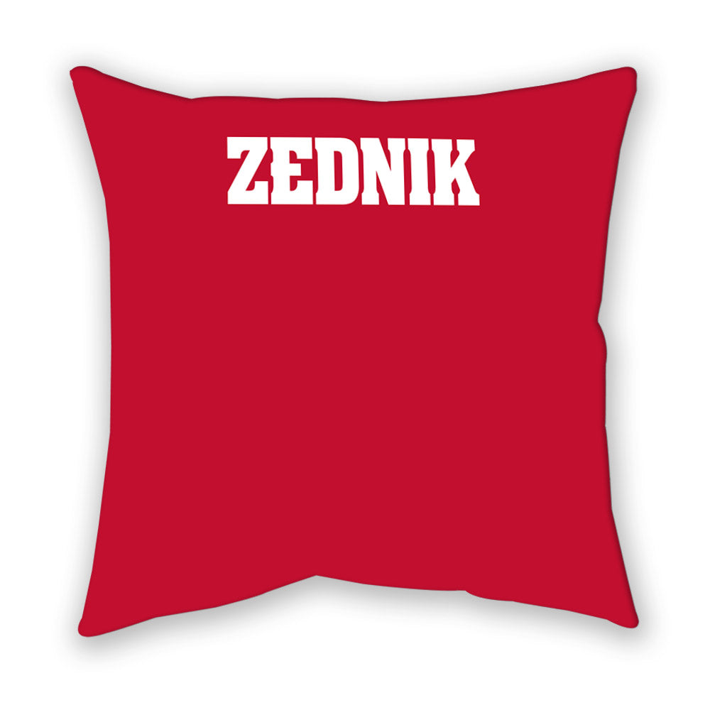 Wisconsin - NCAA Men's Track & Field : Jacob Zednik - Pillow-1