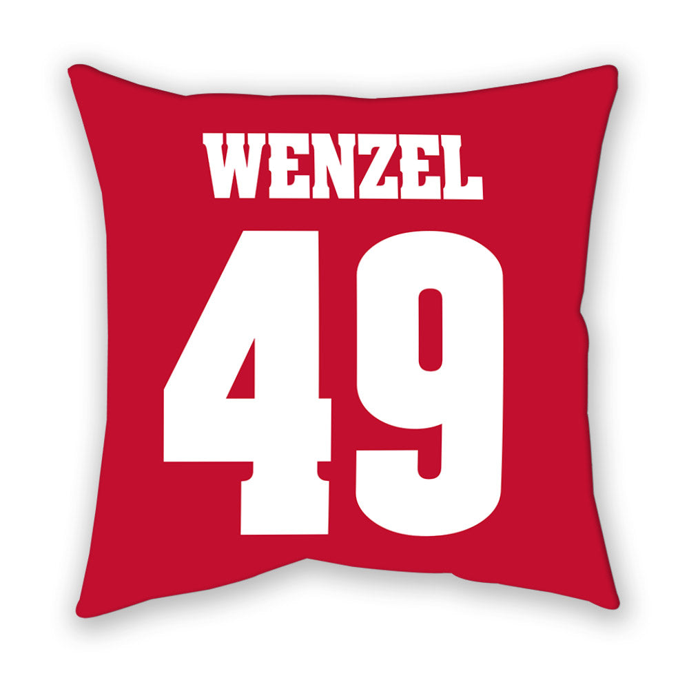 Wisconsin - NCAA Football : Ben Wenzel - Pillow-1