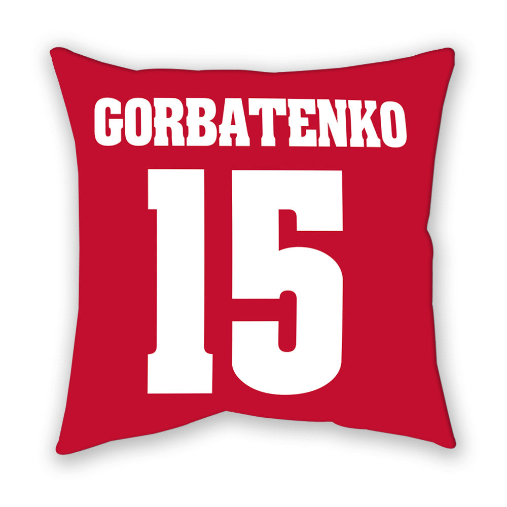Wisconsin - NCAA Women's Ice Hockey : Nicole Gorbatenko - Pillow-1